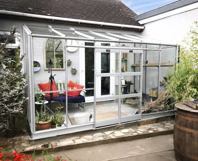 Elite Kensington 6x12 Leanto Toughened 