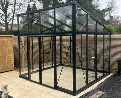 8x10 Janssens Modern Pent Roof
