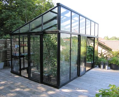 8x17 Janssens Modern Pent Roof