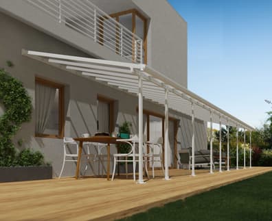 Palram Canopia Feria 3m x 13.4m Patio Cover in White