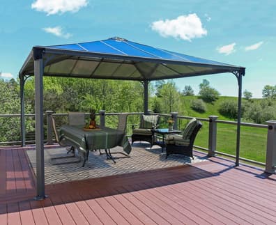 Palram Canopia Palermo 4300 Gazebo Grey