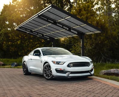 Palram Canopia Sydney Wave Carport Black