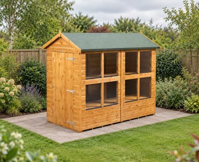Power 8x4 Apex Potting Shed 
