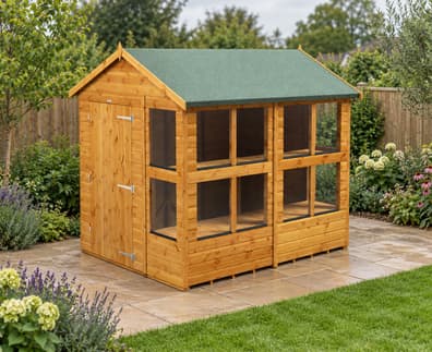 Power 8x6 Apex Potting Shed 