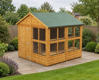 Power 8x8 Apex Potting Shed 