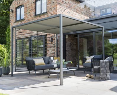 Garden Must Haves 2.8m Sliding Roof Gazebo