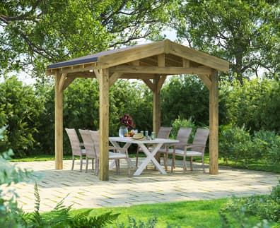 Power 10x10 Apex Gazebo