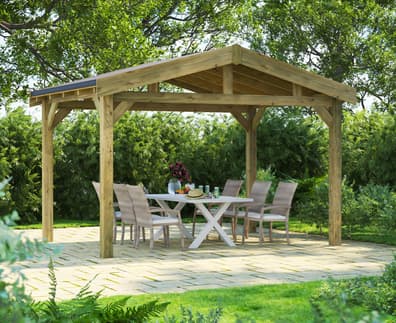 Power 10x14 Apex Gazebo