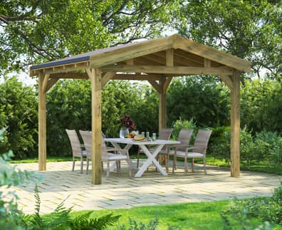 Power 12x12 Apex Gazebo