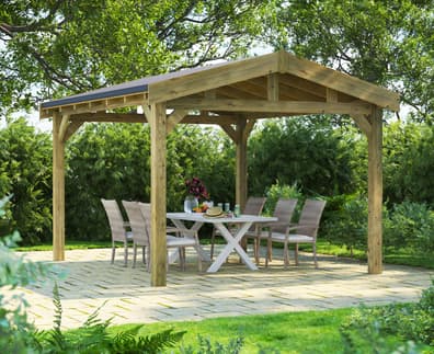 Power 14x12 Apex Gazebo
