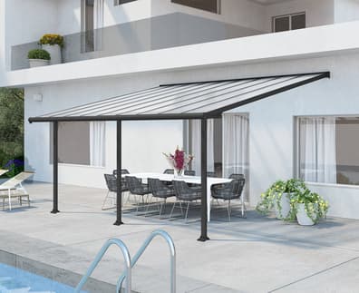 Palram Canopia Olympia 3m x 5m Patio Cover Grey