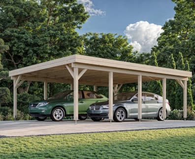 Palmako Karl 40.6 Wooden Carport