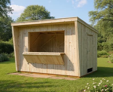 Palmako Kira 3.5m x 2.3m Wooden Kiosk