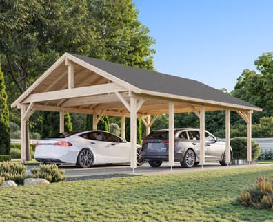 Palmako Robert 40.6 Wooden Carport