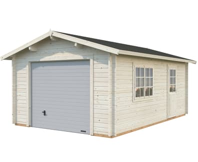 Palmako Roger 3.6m x 5.5m Wooden Garage with Sectional Door