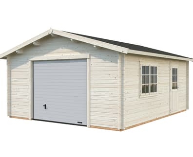 Palmako Roger 4.5m x 5.5m Wooden Garage with Sectional Door