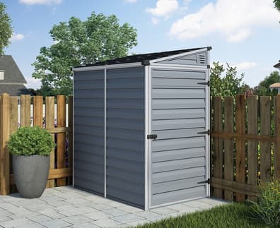 Palram Canopia 4x6 Pent Plastic Skylight Grey Shed