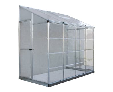 Palram Canopia 8x4 Leanto Clear Poly 