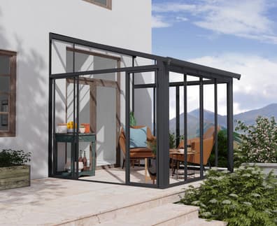 Palram Canopia San Remo 3x3m Veranda in Grey