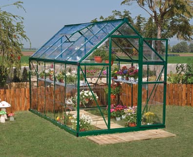 Palram Canopia Harmony 6x10 Green Clear Poly