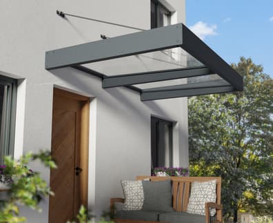 Palram Canopia Sophia XL 2000 Door Canopy Dark Grey