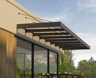 Palram Canopia Sophia XL 8000 Door Canopy Dark Grey