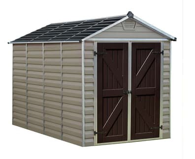 Palram Canopia 6x10 Plastic Skylight Tan Shed