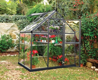 Palram Canopia Harmony 6x4 Grey Clear Poly
