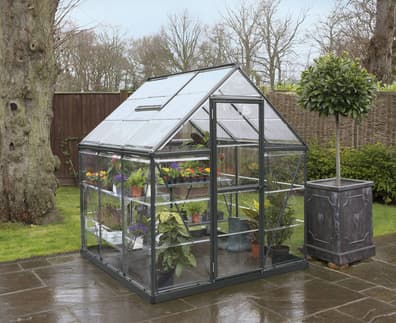 Palram Canopia Harmony 6x6 Grey Clear Poly