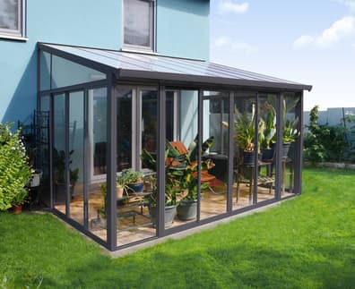 Palram Canopia San Remo 10x14 Veranda in Grey