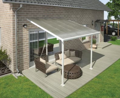 Palram Canopia Feria 3m x 9m Patio Cover in White 