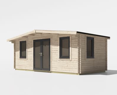 Power 10x20 Chalet Log Cabin 44mm