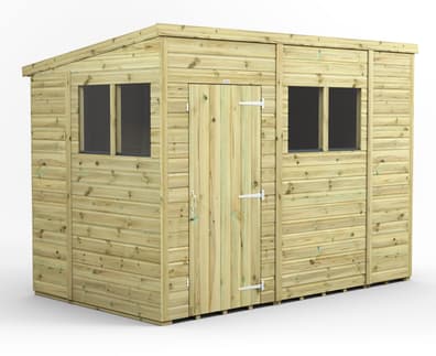Power 10x6 Premium Pent Wooden Shed