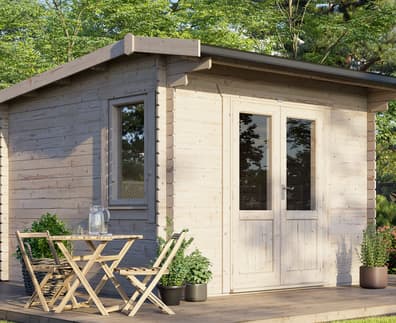 Power 12x12 Apex Log Cabin 28mm