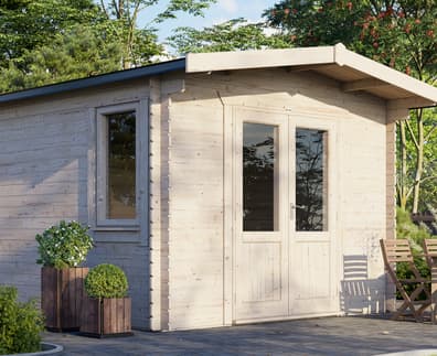 Power 12x12 Chalet Log Cabin 28mm