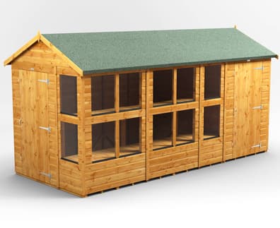 Power 14x6 Apex Potting Shed Combi