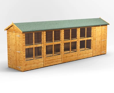 Power 20x4 Apex Potting Shed Combi