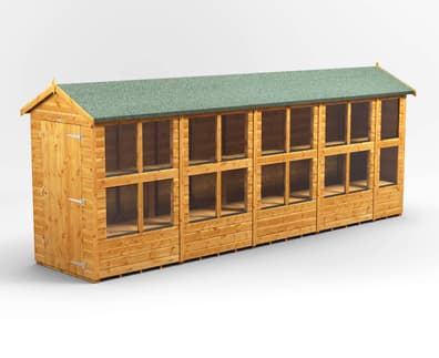 Power 18x4 Apex Potting Shed 