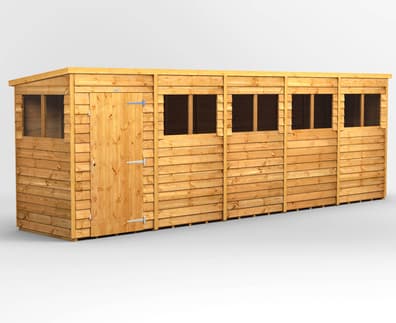 Power 20x4 Overlap Pent Wooden Shed