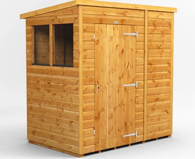 Power 6x4 Shiplap Pent Wooden Shed