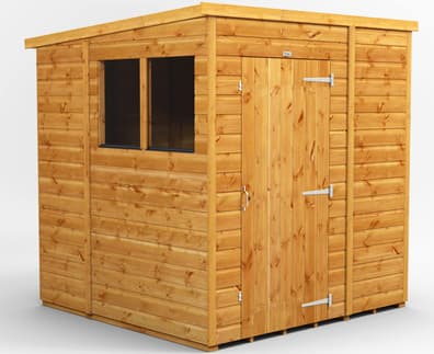 Power 6x6 Shiplap Pent Wooden Shed