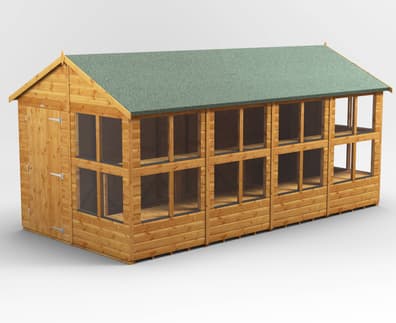 Power 16x8 Apex Potting Shed 