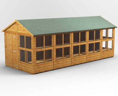 Power 20x8 Apex Potting Shed 