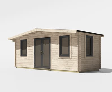 Power 8x20 Chalet Log Cabin 44mm