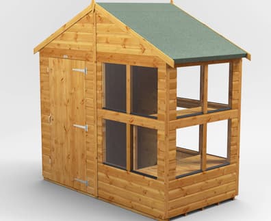 Power 4x8 Apex Potting Shed 