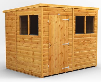 6ft Wide Shiplap Pent Sheds