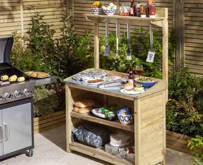 3x1 Barbeque Servery