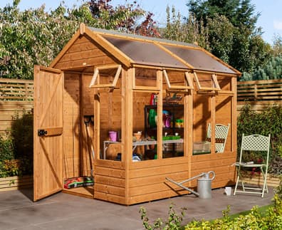 Rowlinson 6x8 Wooden Growhouse