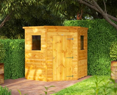 Power 6x6 Corner Shiplap Shed