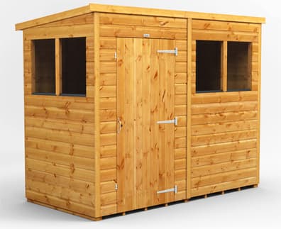 4ft Wide Shiplap Pent Sheds